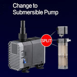 SUNSUN  Internal Filter Submersible Power Pump Oxygenation Water Change Wave Maker For Aquarium Fish Tank 500L/H-1500L/H 7W-25W