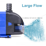 Water Pump Fish Tank AC220-240V 50Hz 3-60W Submersible Aquarium Powerhead Fountain Hydroponic US Plug Ponds Aquariums Adjust