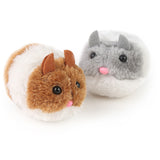 New 1PC cute cat toy plush fur toy shake movement mouse pet Kitten funny movement rat Little interactive bite toy