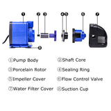 Water Pump Fish Tank AC220-240V 50Hz 3-60W Submersible Aquarium Powerhead Fountain Hydroponic US Plug Ponds Aquariums Adjust