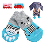 Creative Cat Coats 2018 NEW Pet cat socks Dog Socks Traction Control for Indoor Wear L/M/S Cat Clothing Multicolor S M L