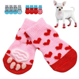 Creative Cat Coats 2018 NEW Pet cat socks Dog Socks Traction Control for Indoor Wear L/M/S Cat Clothing Multicolor S M L