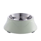 Pet Stainless Steel Single Bowl Fashion Travel Feeder For Puppy