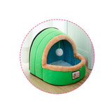 Pet Foldable Puppy  House With Warm Soft Toy Ball