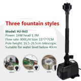 Fish pond landscaping circulation pump filter oxygenation rockery flow pump