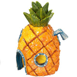 Fish Tank Aquarium Decor For SpongeBob & Squidward House Pineapple Cartoon House Home Ornaments Aquarium Accessories