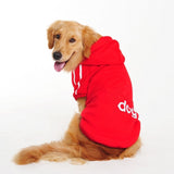 2018 New Big Dog Clothes For Golden Retriever Dogs Large Size Winter Small Dog Coat Hoodie Clothing For Pet Dogs Costume XS-8XL