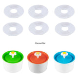 6PCS/Set Pet Dogs Cats Automatic Water Feeder Replace Accessories Fountain Filter Activated Carbon Filter Cat Feeding Product W1