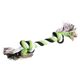 1 pcs Pets dogs pet supplies Pet Dog Puppy Cotton Chew Knot Toy Durable Braided Bone Rope 15CM Funny Tool (Random Color )