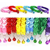 Lovely Cat Dog Lace Collar With Bell Adjustable Buckle Collar For Cat Puppy Pet Supplies Cat Dog Accessories Small Dog Chihuahua