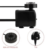 Mini Submersible Water Pump with LED Light for Aquariums Fish Pond