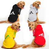 2018 New Big Dog Clothes For Golden Retriever Dogs Large Size Winter Small Dog Coat Hoodie Clothing For Pet Dogs Costume XS-8XL