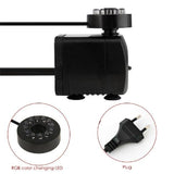 Mini Submersible Water Pump with LED Light for Aquariums Fish Pond