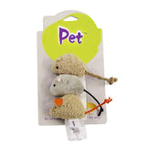 New Cat Toy Mouse Long Tail Fur Mice Toys Cat products 3pcs/set Randomly