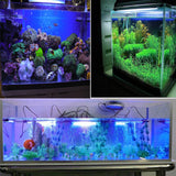 EU US PLUG LED Aquarium Light Underwater Lamp Fish Tank White Blue Waterproof IP68 5050 SMD Submersible Lamp 18CM 28CM 38CM 48CM