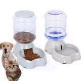 3.75 L Pet Automatic Feeder Plastic 4 Color Dog Water Drinking Cat Feeding Large Capacity Dispenser Feeding Water Feeder Machine