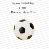 Rubber Squeak Toy for Dog Screaming Chicken Chew Bone Squeaky Ball Toys