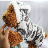 The New Autumn And Winter Snowflake Soft Fleece Dog Clothes Pet Dog Dress Pattern Coral Velvet Deer Christmas Puppy Coat Four Ha