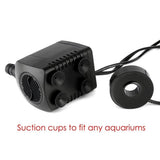 Mini Submersible Water Pump with LED Light for Aquariums KOI Fish Pond Fountain Waterfall underwater light pond Lighting