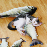 1pc cat toy pet New Lovely Artificial Fish Plush Pet Cat Puppy Dog Toys Sleeping Cushion Fun Toy Cat Mint Catnip Toys Gadget