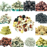 Aquarium Fish Tank Filter Media Activated Carbon Ceramic Ring Biological Ball With Free Filter Bag