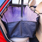 Pet carriers Oxford Fabric Paw pattern Pet Seat Waterproof Cover