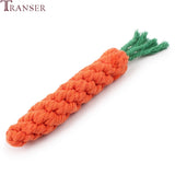 Transer Pet Supply High Quality Pet Dog Toy Carrot Shape Rope Puppy Chew Toys Teath Cleaning Outdoor Fun Training 22cm 71229