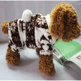 The New Autumn And Winter Snowflake Soft Fleece Dog Clothes Pet Dog Dress Pattern Coral Velvet Deer Christmas Puppy Coat Four Ha