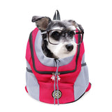 Venxuis Outdoor Pet Dog Carrier Bag Pet Dog Front Bag New Out Double Shoulder Portable Travel Backpack Mesh Backpack Head