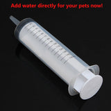 100ml / 150ml Reusable Big Large Hydroponics Plastic Nutrient Sterile Health Measuring Syringe Tools Dog Cat Feeding Accessories