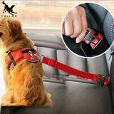 [TAILUP] Dog car seat belt safety protector travel pets accessories dog leash Collar breakaway solid car harness  py0006