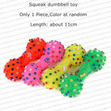 Rubber Squeak Toy for Dog Screaming Chicken Chew Bone Squeaky Ball Toys