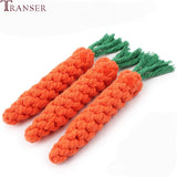 Transer Pet Supply High Quality Pet Dog Toy Carrot Shape Rope Puppy Chew Toys Teath Cleaning Outdoor Fun Training 22cm 71229
