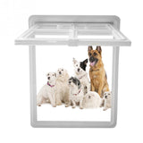 Automatic Magnet Lockable Pet Gate Plastic Doggy Pet Dog Cat Door Puppy Anti Moustique Screen Window Mesh Gate Pet Supplies