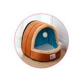 Pet Foldable Puppy  House With Warm Soft Toy Ball