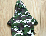 Camouflage Pet Coat Cotton Warm Winter Hooded Clothing
