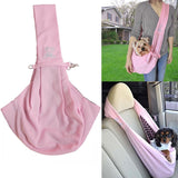 Hands-free Reversible Small Dog Cat Sling Carrier Bag Travel Tote Soft Comfortable Double-sided Pouch Shoulder Carry  Handbag