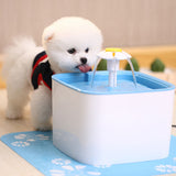 UK/EU/US Plug 2.5L Automatic Cat Water Fountain Electric Water Fountain Dog Cat Pet Drinker Bowl Pet Blue Drinking Fountain 