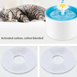 4 pcs/lot Activated Carbon Filter For 1.8L LED Automatic Cat Dog Kitten Water Drinking Fountain Pet Bowl Drink Dish Filter
