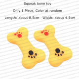 Rubber Squeak Toy for Dog Screaming Chicken Chew Bone Squeaky Ball Toys