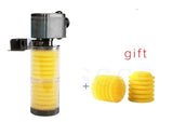 3 in 1 Aquarium Filter Fish Tank Filter, Air Pump