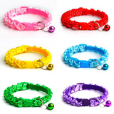 Lovely Cat Dog Lace Collar With Bell Adjustable Buckle Collar For Cat Puppy Pet Supplies Cat Dog Accessories Small Dog Chihuahua