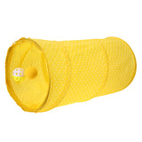 Foldable Cat Tunnel Toy 2 Holes Cat Play Tubes Balls