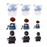 Funny Fashion Pet Dog Cat Clothes Costume Dress Doctor Policeman Cowboy Suit Outfit Cotton Apparel S M L