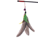 High Quality Pet Cat Toy Newly Design Bird Feather Plush Plastic Toy for Cats Cat Catcher Teaser Toy Free Shipping 