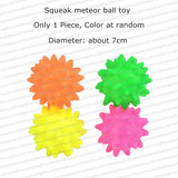 Rubber Squeak Toy for Dog Screaming Chicken Chew Bone Squeaky Ball Toys