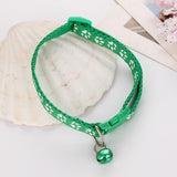 Easy Wear Cat Dog Collar With Bell Adjustable Buckle