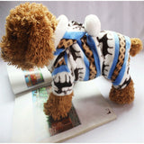 Autumn And Winter Snowflake Soft Fleece Pet Dress