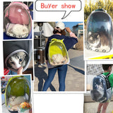 Pet Dog Carrier Backpack Transparent Bag Cat Dog Outdoor Hiking Travel Bag Pet Space Portable Bag Capsule Shaped Pet Carrier Bag