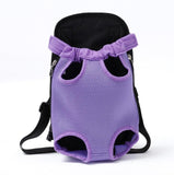 Dog Fashion Red Color Travel Backpack Breathable Carrier
